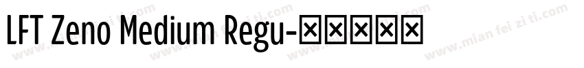 LFT Zeno Medium Regu字体转换
